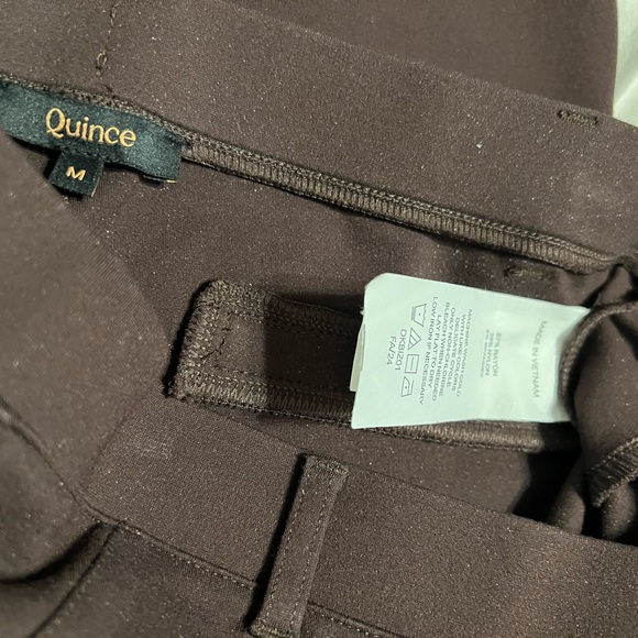 Quince Ultra Stretch Ponte Straight Leg Pants - Picture 5 of 10